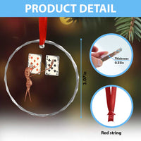 67 Marcus The Worm Poker Game Crystal Glass Ornament Funny Six Seven Meme Playing Cards - Wonder Print Shop