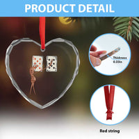 67 Marcus The Worm Poker Game Heart Crystal Glass Ornament Funny Six Seven Meme Playing Cards - Wonder Print Shop