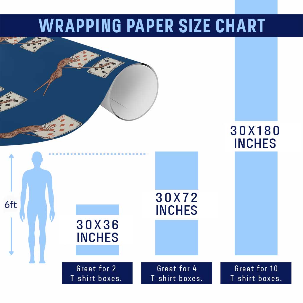 67 Marcus The Worm Poker Game Wrapping Paper Roll Funny Six Seven Meme Playing Cards - Wonder Print Shop