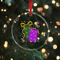67 Mardi Gras Crystal Glass Ornament Funny Six Seven Playing Cards Meme