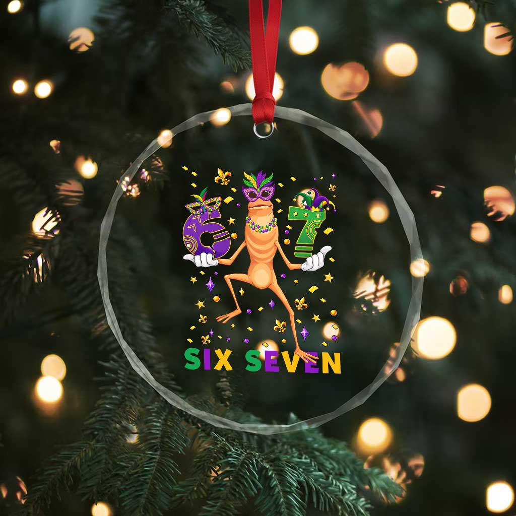 67 Mardi Gras Crystal Glass Ornament Marcus The Worm Carnival Trendy Meme