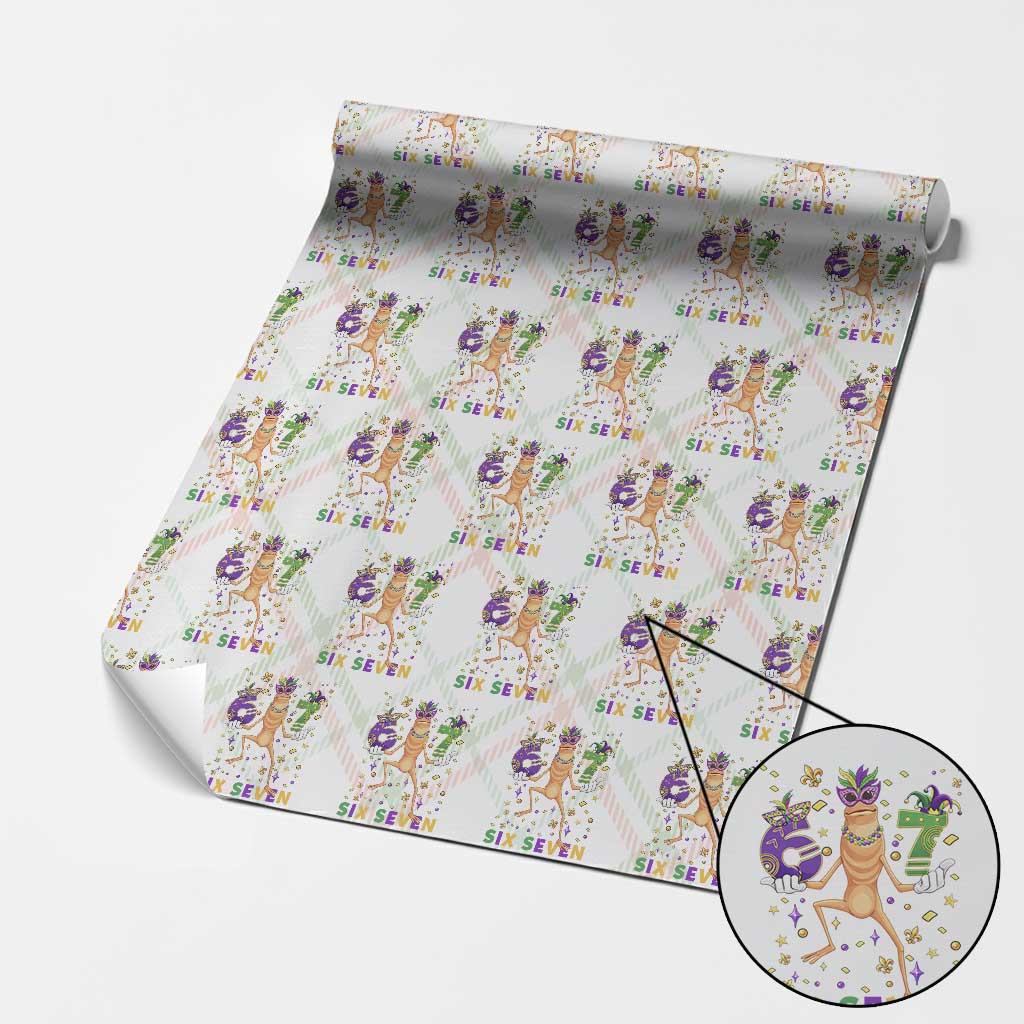 67 Mardi Gras Wrapping Paper Roll Marcus The Worm Carnival Trendy Meme