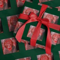 67 Mason Kid Glitchcore Graphic Wrapping Paper Roll Screaming Boy Six Seven Viral Meme Devil Edit - Wonder Print Shop