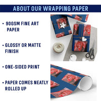 67 Mason Kid Glitchcore Graphic Wrapping Paper Roll Screaming Boy Six Seven Viral Meme Devil Edit - Wonder Print Shop