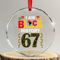 67 Meme Black History Month Crystal Glass Ornament African American Pride