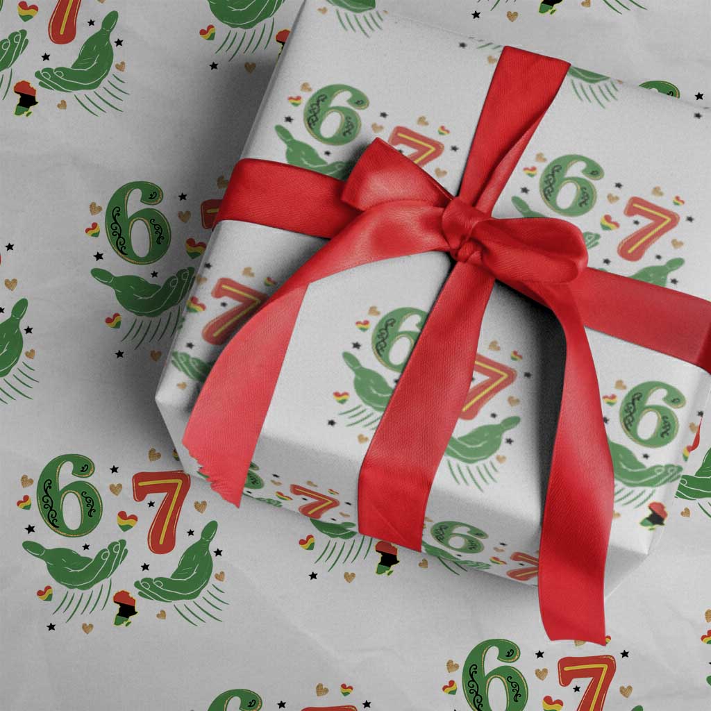 67 Meme Black History Month Wrapping Paper Roll African American Gift