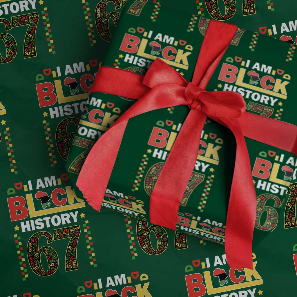 67 Meme Black History Month Wrapping Paper Roll African American Pride