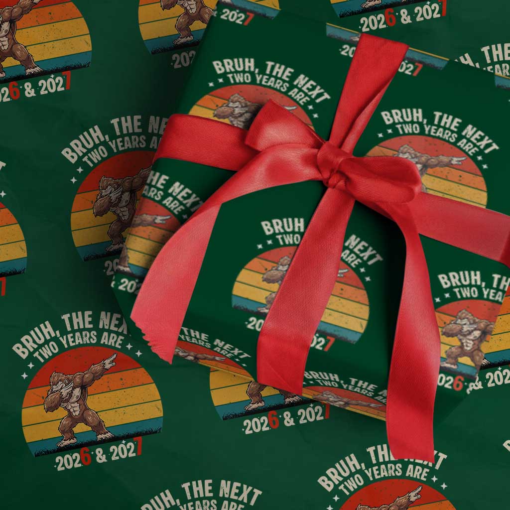 67 New Year Wrapping Paper Roll Funny Six Seven Bruh Bigfoot Meme - Wonder Print Shop