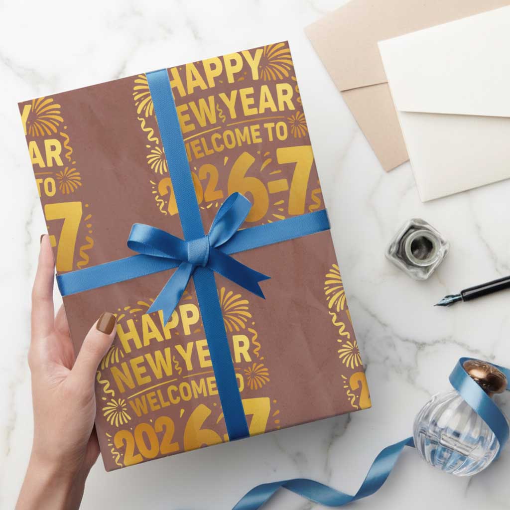 67 New Years Eve Wrapping Paper Roll Funny Six Seven 2026 Meme 6 7 Numbers Kid Gen Alpha - Wonder Print Shop