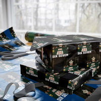 67 Poker Cat Wrapping Paper Roll Funny Six Seven Meme - Wonder Print Shop