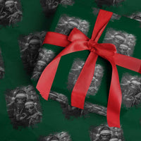 67 Six Seven Bigfoot Christmas Wrapping Paper Roll Sasquatch Ailen Selfie UFO Meme - Wonder Print Shop