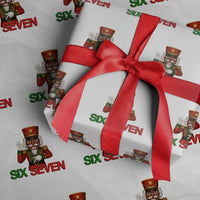 67 Six Seven Black Nutcracker Christmas Meme Wrapping Paper Roll - Wonder Print Shop
