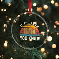 67 Six Seven Book Lover Meme Crystal Glass Ornament If You Know You Know - Wonder Print Shop