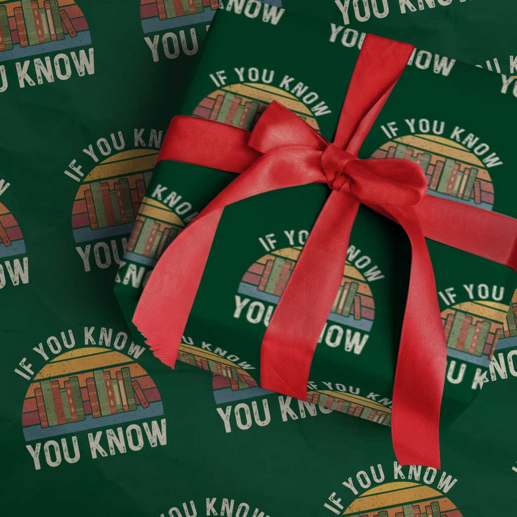 67 Six Seven Book Lover Meme Wrapping Paper Roll If You Know You Know - Wonder Print Shop