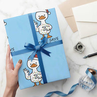 67 Six Seven Chirtsmas Meme Wrapping Paper Roll Funny Silly Goose - Wonder Print Shop