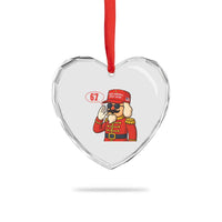 67 Six Seven Christmas Meme Heart Crystal Glass Ornament Funny Nutcracker Make Xmas Great Again - Wonder Print Shop