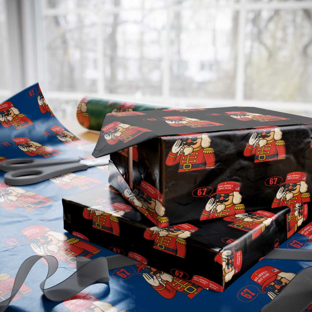67 Six Seven Christmas Meme Wrapping Paper Roll Funny Nutcracker Make Xmas Great Again - Wonder Print Shop