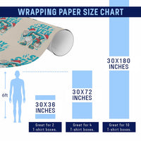 67 Six Seven Christmas Wrapping Paper Roll Funny Italian Brainrot Meme - Wonder Print Shop