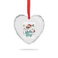 67 Six Seven Goose Nurse Christmas Meme Heart Crystal Glass Ornament - Wonder Print Shop