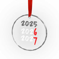 67 Six Seven Meme Crystal Glass Ornament New Year 2026 Gen Alpha Slang - Wonder Print Shop