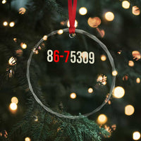 67 Six Seven Meme Crystal Glass Ornament Vintage 80s Music 8675309 Jenny - Wonder Print Shop