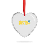 67 Six Seven Meme Heart Crystal Glass Ornament Funny Hanukkah School Days - Wonder Print Shop