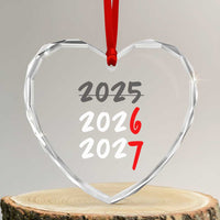 67 Six Seven Meme Heart Crystal Glass Ornament New Year 2026 Gen Alpha Slang - Wonder Print Shop