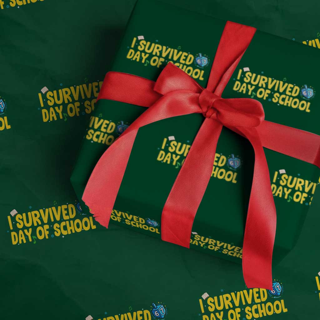 67 Six Seven Meme Wrapping Paper Roll Funny Hanukkah School Days - Wonder Print Shop