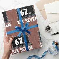 67 Six Seven Meme Wrapping Paper Roll Funny Tech Support - Wonder Print Shop