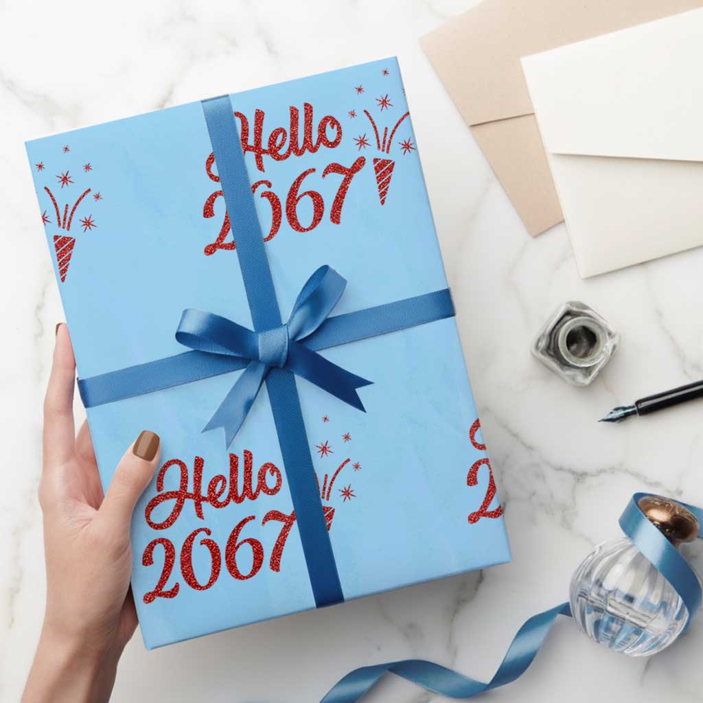 67 Six Seven Meme Wrapping Paper Roll New Year 2026 - Wonder Print Shop