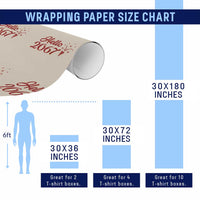 67 Six Seven Meme Wrapping Paper Roll New Year 2026 - Wonder Print Shop