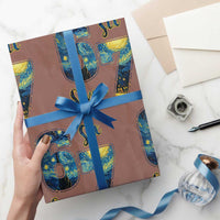 67 Six Seven Meme Wrapping Paper Roll Starry Night Van Gogh - Wonder Print Shop
