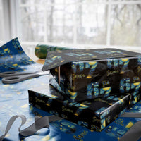 67 Six Seven Meme Wrapping Paper Roll Starry Night Van Gogh - Wonder Print Shop