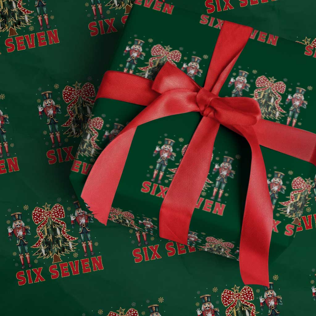 67 Six Seven Nutcracker Christmas Meme Wrapping Paper Roll - Wonder Print Shop