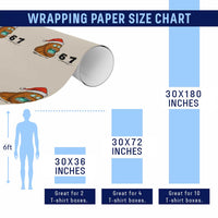 67 Six Seven Wrapping Paper Roll Funny Bigfoot Christmas - Wonder Print Shop