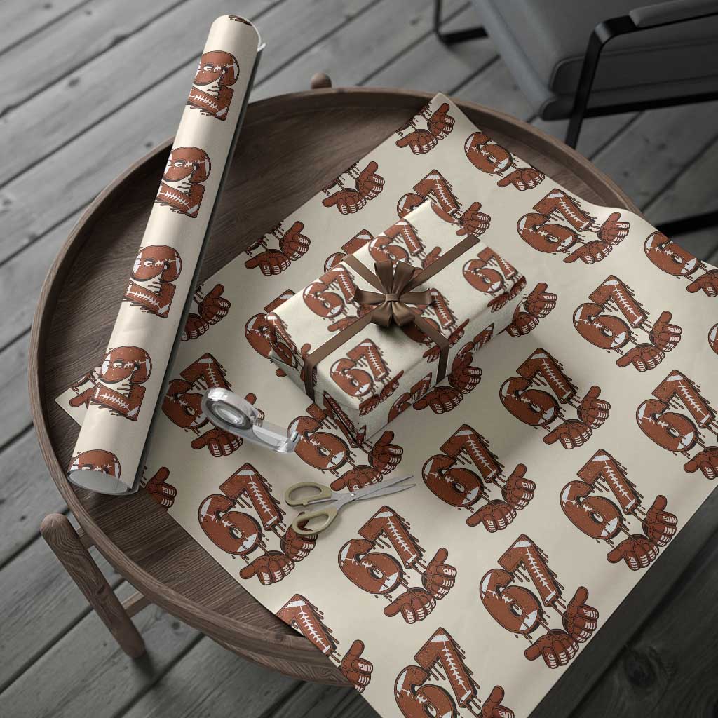 67 Six Seven Wrapping Paper Roll Funny Football Meme - Wonder Print Shop