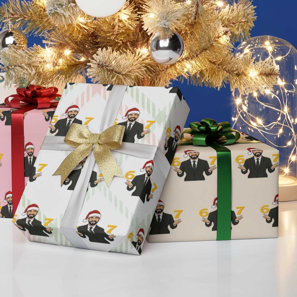 67 Six Seven Zohran Mamdani Christmas Wrapping Paper Roll - Wonder Print Shop