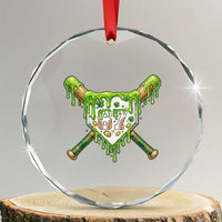 67 St Patricks Day Crystal Glass Ornament Funny Six Seven Baseball Sport Party Meme