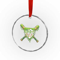 67 St Patricks Day Crystal Glass Ornament Funny Six Seven Baseball Sport Party Meme