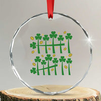 67 St Patricks Day Crystal Glass Ornament Funny Six Seven Gen Alpha Meme