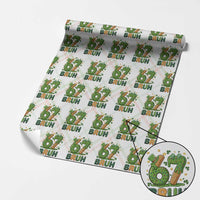67 St Patricks Day Wrapping Paper Roll Funny Six Seven Bruh Meme