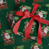 67 Teacher Christmas Wrapping Paper Roll Santa Six Seven Meme Math Equation Bruh - Wonder Print Shop