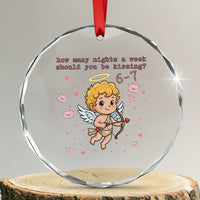 67 Valentine Meme Crystal Glass Ornament Funny Six Seven Cupid Saying - Wonder Print Shop