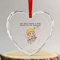 67 Valentine Meme Heart Crystal Glass Ornament Funny Six Seven Cupid Saying - Wonder Print Shop