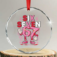 67 Valentines Crystal Glass Ornament Funny Six Seven Brainrot Meme