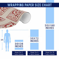 67 Valentines Playing Card Wrapping Paper Roll Funny Six Seven Relationship Meme - Wonder Print Shop
