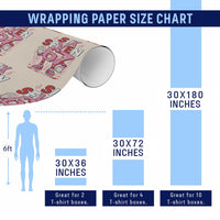 67 Valentines Wrapping Paper Roll Funny Six Seven Brainrot Meme