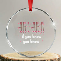 67 Valetines Meme Crystal Glass Ornament Funny Six Seven If You Know - Wonder Print Shop