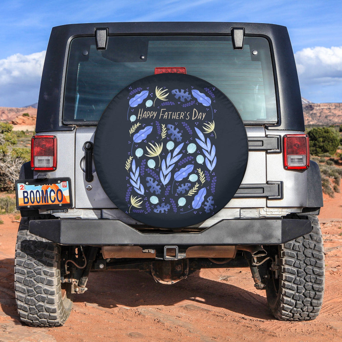 Father's Day Tire Covers - Happy Father's Day Purple Style Spare Tire Cover NO.69 LT8 - Wonder Print Shop