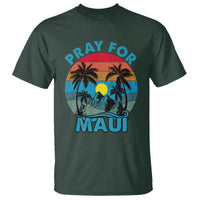 Pray For Maui Maui Strong Hawaii Strong Retro T Shirt - Wonder Print Shop
